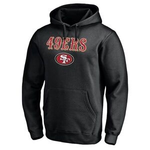 SF 49ers Men’s Black Hoodie
